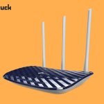 TP-Link C20 Dual band AC750 used router 300mbps and 450mbps wireless speed, Fast Speed 100mbps Ethernet ports 3 antenna with 5dbi