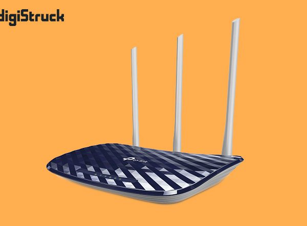 TP-Link C20 Dual band AC750 used router 300mbps and 450mbps wireless speed, Fast Speed 100mbps Ethernet ports 3 antenna with 5dbi