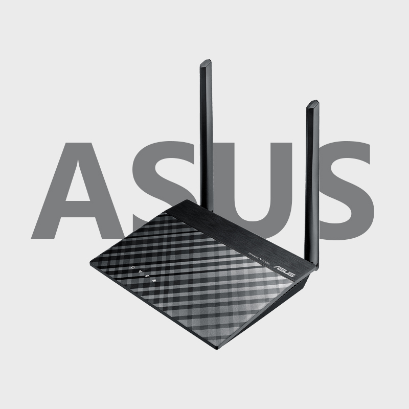 Asus RT 12+ N300 Series Wi-Fi Router. 5 Ethernet fast 100 mbps ports. 2x5dBi antenna for batter wireless signal. Asus Used Router